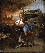 RAFFAELLO Sanzio St Michael and the Dragon oil painting